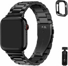 Stainless Steel Iwatch Band Strap With Case For Apple Watch Series 7 6 5 4 3 Se