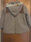 Vintage Hooded Wool W  Suede  Fur  And Elephant Appliqu   Trim Lined Childs Coat 