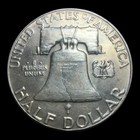 1961-p Silver Franklin Half Dollar Choice Plus Bu