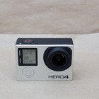 Gopro Hero4 Action Camera Silver W  Water Proof Case Battery Tested   Working 