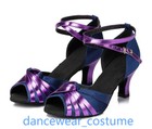Ladies Party Ballroom Latin Salsa Dance Shoes Tango Waltz Heels Sandals Us5-9 P1