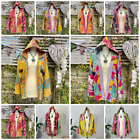 Wholesale Lot 10pc Vintage Kantha Hand Made Cotton Long Jacket Indian Women Coat