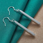 Women s 925 Sterling Silver 2  Long Vertical Bar Drop Dangle Earrings  e431