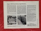 1965 Jaguar  420g  - Original Car Dealer Sales Brochure   Catalog