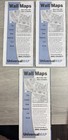  lot Of 3  Universal Map - 2006 Gastonia   Gastonia County North Carolina - New