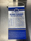 Bernie Federko St  Louis Blues 24 Retirement Jersey Mini Banner 2002 Autographed