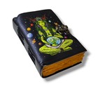 Blank Spell Book Of Shadows Journal With Lock Clasp Prop Vintage Handmade Leathe