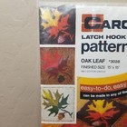 Caron Vintage Oak Leaf Pillow 3028 Latch Hooking Pattern -1970 s - 15  By 15 