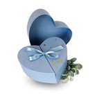 Premium Quality Heart Shape Flower Box  Floral Gift Box  For Luxury Arrangements