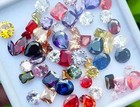 50 Ct  Mix Cut Multicolor Certified Natural Cambodian Zircon Lot Loose Gemstone