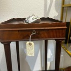 Sold At Auction  Baker Narrow Mahogany Square End Table