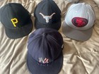 Vintage New Era 59fifty Fitted Hat Lot 4 Yankees Pirates 49ers Longhorns 7 1 4
