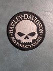 Harley Davidson Classic Orange Logo Iron-on Embroidery Patch Lot Of 2 Size 2 X 3