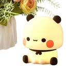 Cute Silicone Animal Led Night Light Touch Dimmable Baby Kids Bedside Lamp Gift