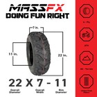 Massfx Grinder 22x7-11 Front  2    22x10-9 Rear  2  Tires For Atv  Utv    Sxs