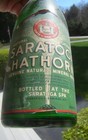 Vintage Label   Contents Saratoga Hathorn Mineral Water- Saratoga Springs  N y 