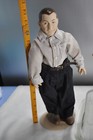 Vintage Three Stooges Larry Curly Moe 14  Dolls With Stands