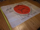 Vintage Ww2 Japanese Silk Flag In Memory Of Occupation Of Japan Euc