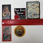 Lot Of 5 Tattoo Stickers Electric Ladyland New Rose Snakes Masks Art