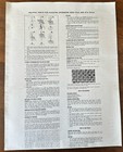 Vtg  Spinnerin Latch Hook Rug Canvas    shadows    H303 Canvas Only Pattern 10x72   