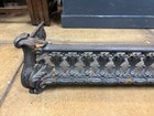 Antique Victorian Cast Iron Fireplace Fender  Kerb