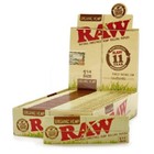      24 X Raw 1 1 4   1 25   Organic Hemp Rolling Papers      1 Full Box 24 Booklets