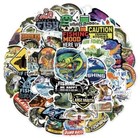 50 Fishing Fisherman Stickers Gloss Finish High Quality Vinyl Tackle Box Bumper