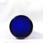 Colbalt Blue Art Glass Vase Heavy Bottom Vintage 7 Inches Tall