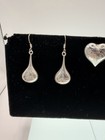Lot 4 Signed Sterling Silver Heart Earrings Southwestern Scroll Filigree 14 61g
