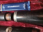 Vintage A  Fontaine Wooden Clarinet Made In France W  Original Case