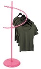 Spiral Clothing Rack Clothes Garment Retail Store Hot Pink 29 Ball 63  H
