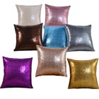 Solid Glitter Sequin Pillow Case Throw Cushion Cover Office Home Car Sofa D  cor