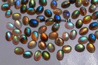 150 Ct Wholesale Lot Natural Multi Fire Labradorite 9x11 Mm Oval Cabochon