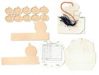 1920s-1950s Vintage Halloween Bridge Tallies  Place Cards Ephemera Etc Unused