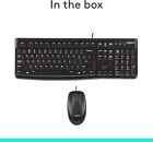 Logitech Mk120  920-002565  Wired Keyboard And Mouse Combo