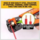 Self Adjusting Insulation Wire Stripper Cutter Crimper Cable Stripping Tools 8 