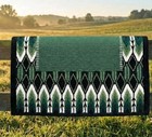 Ranch Saddle Pad Green White Black 34  38 And Other Sizes 