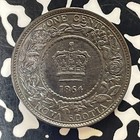 1864 Nova Scotia Large Cent Lot t5800 Nice 