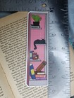 Cute Silly Kitty Cat Scene Paper Bookmark Book Mark Free Shipping