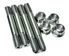 Honda Cr250r Cr 250r Titanium Cylinder Bolts Cylinder To Crankcase Stud Kit Nuts