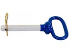 Buyers Products 66107 Blue Poly-coated Handle On Steel Hitch Pin - 5 8 X 4 
