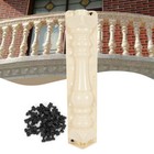 Roman Column Mold For Garden Pathways - 2-piece Cement Railing Set