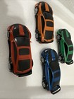 Scx Compact Lot Of 4 Racing Slot Cars   3 Run 1 Green Car Is Not Running