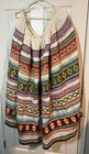 Seminole Native American Patchwork Skirt Women   s Vintage Hand Made