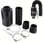 3  Universal Car Cold Air Filter Feed Enclosed Induction Intake Pipe Hose Kit
