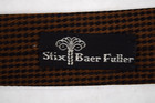 Neck Tie Vtg 50s 60s Stix Baer Fuller Brown Fine Ribbed Tie  56  X 3 