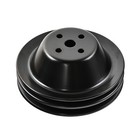For Small Block Chevy Sbc 283 350 400 Short Water Pump Pulley Swp Double-groove