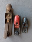 Three Vintage Wood Planes - One Stanley Made In Usa 