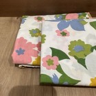 Vintage Cannon Monticello Pillowcase Pair  2  New 42x36 Floral Groovy 60   s 70   s