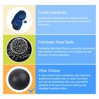  68 Cal 100t Rubber Balls Ammo Paintballs Training Defense Marker Fit Umarex T4e